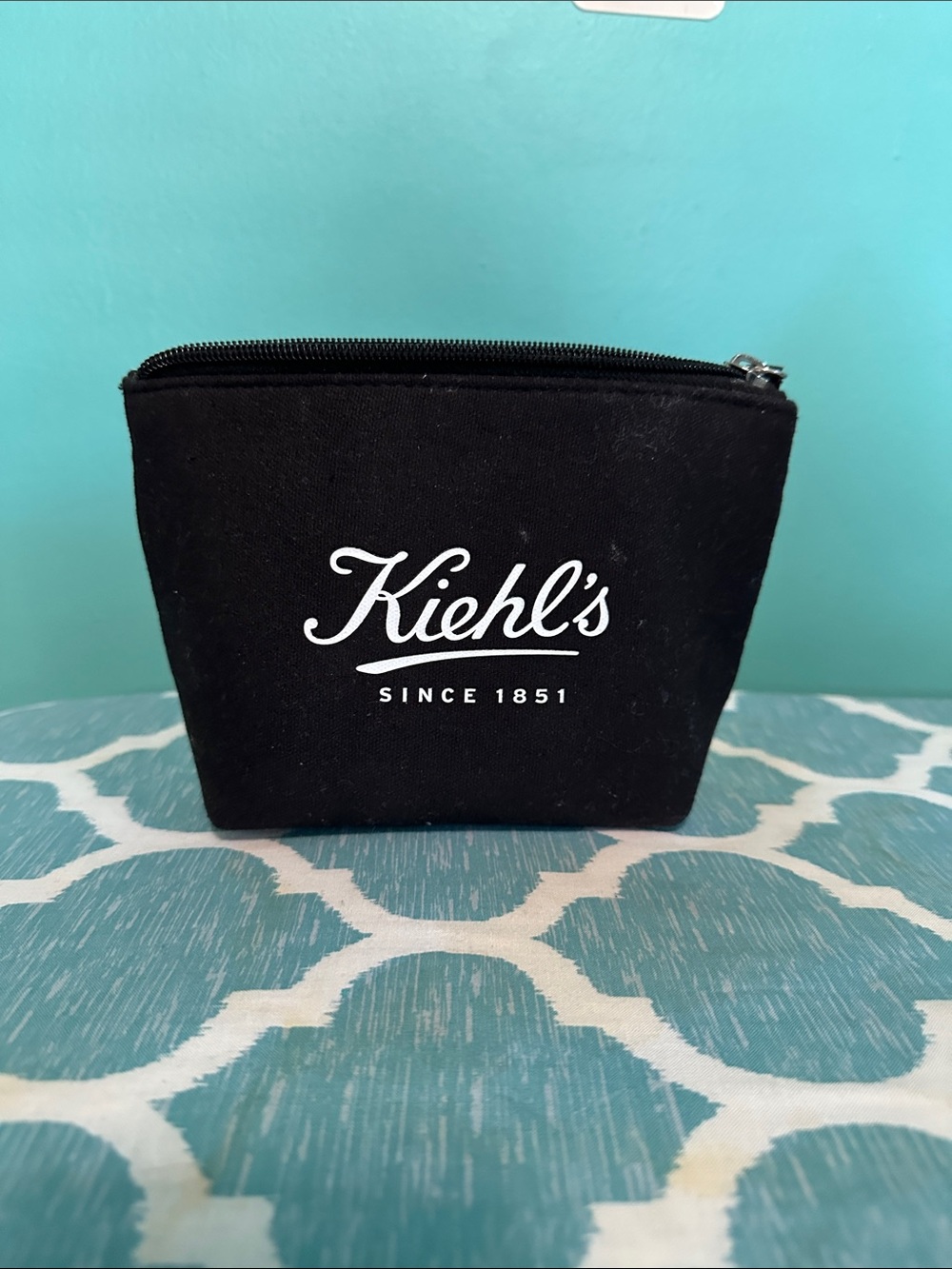 Kiehl's Black Canvas Travel Toiletry Pouch